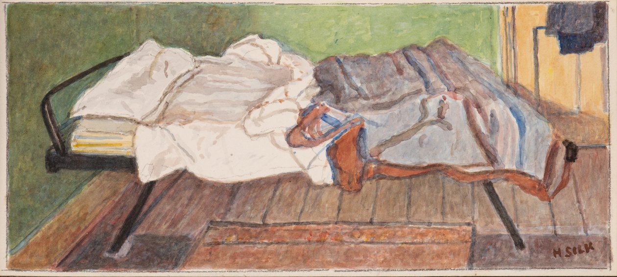 Cama de campaña, c.1930 de Henry Silk