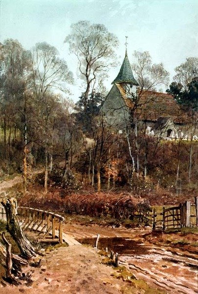 Alrededor de mi casa: Iglesia de Pyrford de Henry Sutton Palmer