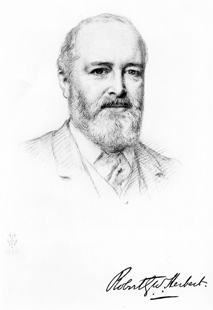 Sir Robert Herbert, 1897 de Henry Tanworth Wells