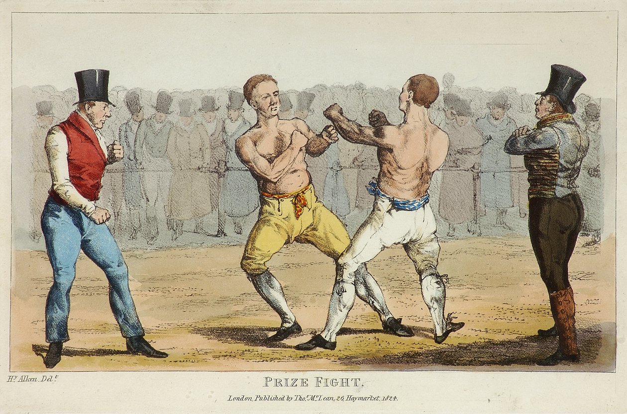 Pelea de premios de Henry Thomas (after) Alken