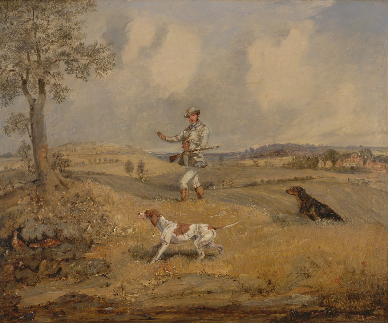 Caza de perdices, ca. 1825 de Henry Thomas Alken