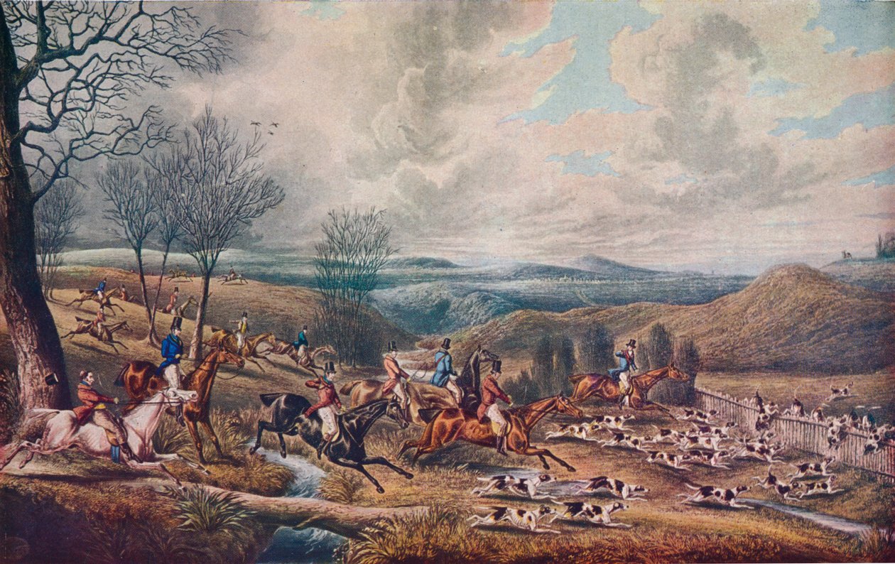 La caza del corzo, 1834 de Henry Thomas Alken