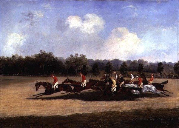El inicio del St. Leger de Henry Thomas Alken