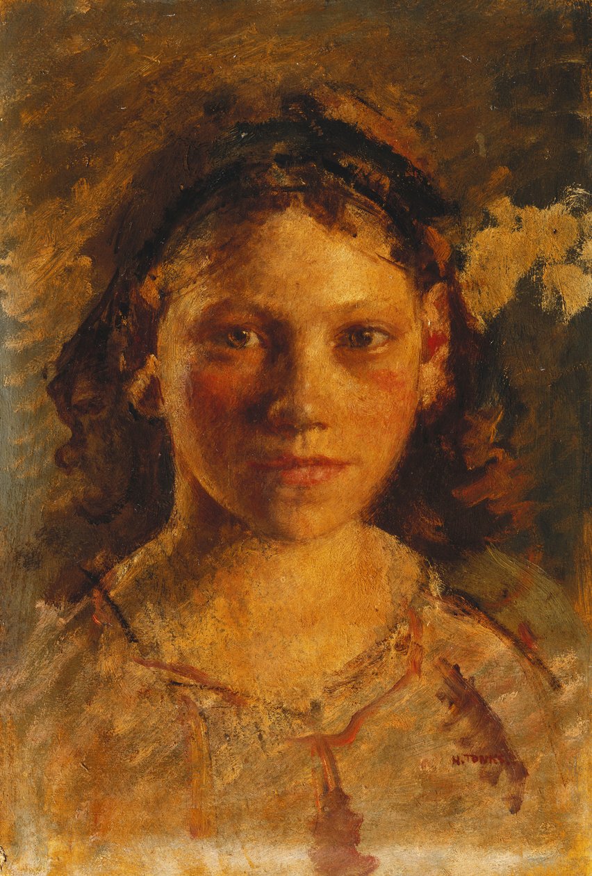 Cabeza de una Chica de Henry Tonks