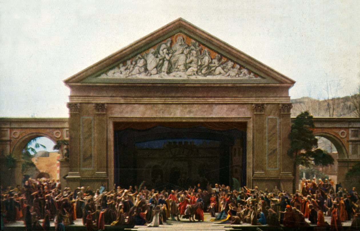 La entrada en Jerusalén, 1922 de Henry Traut