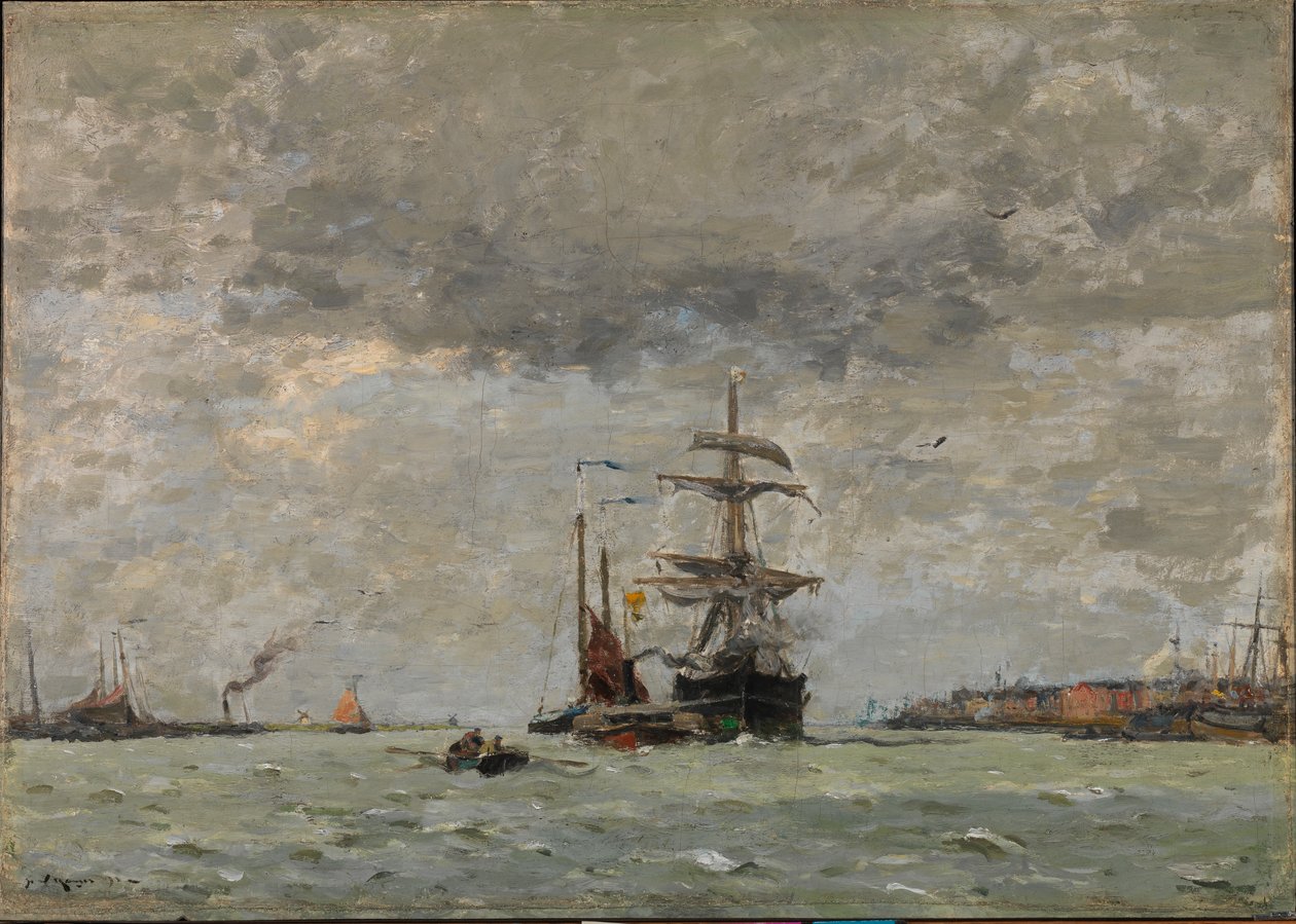 Entrada al puerto, 1890 de Henry Ward Ranger