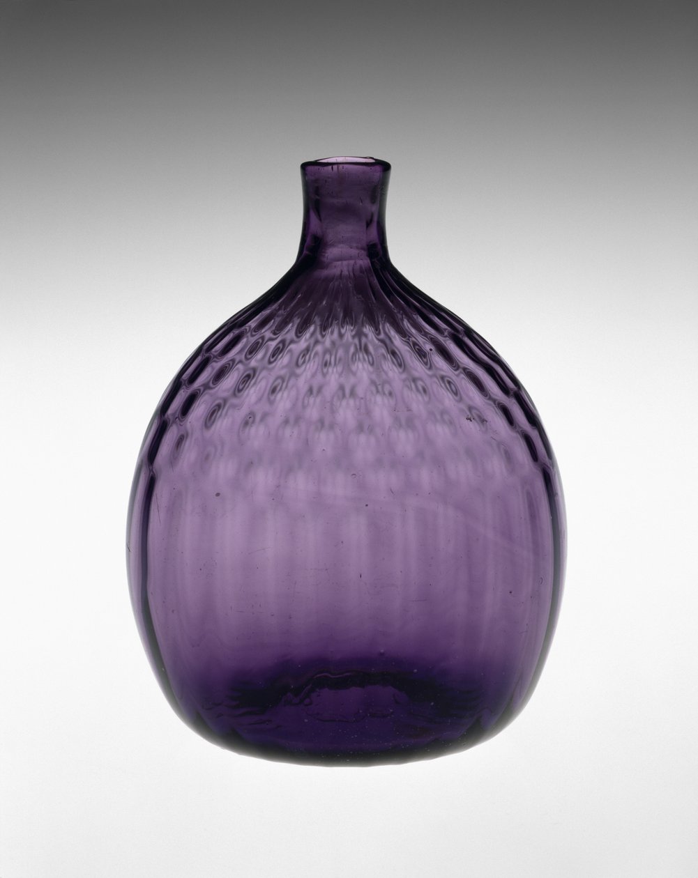 Botella de bolsillo de Henry William (attr.to) Stiegel