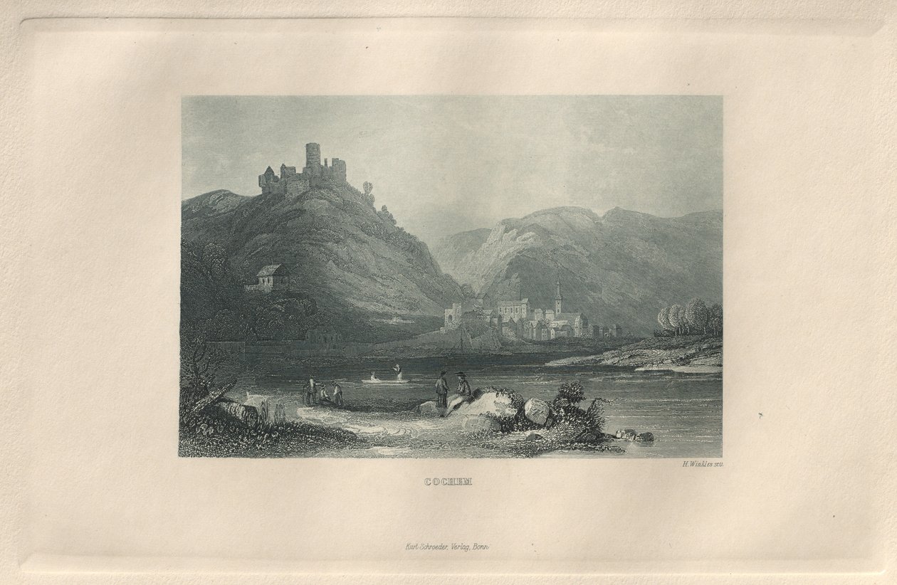 Das Malerische und Romantische Rheinland: Cochem, 1928 de Henry Winkles