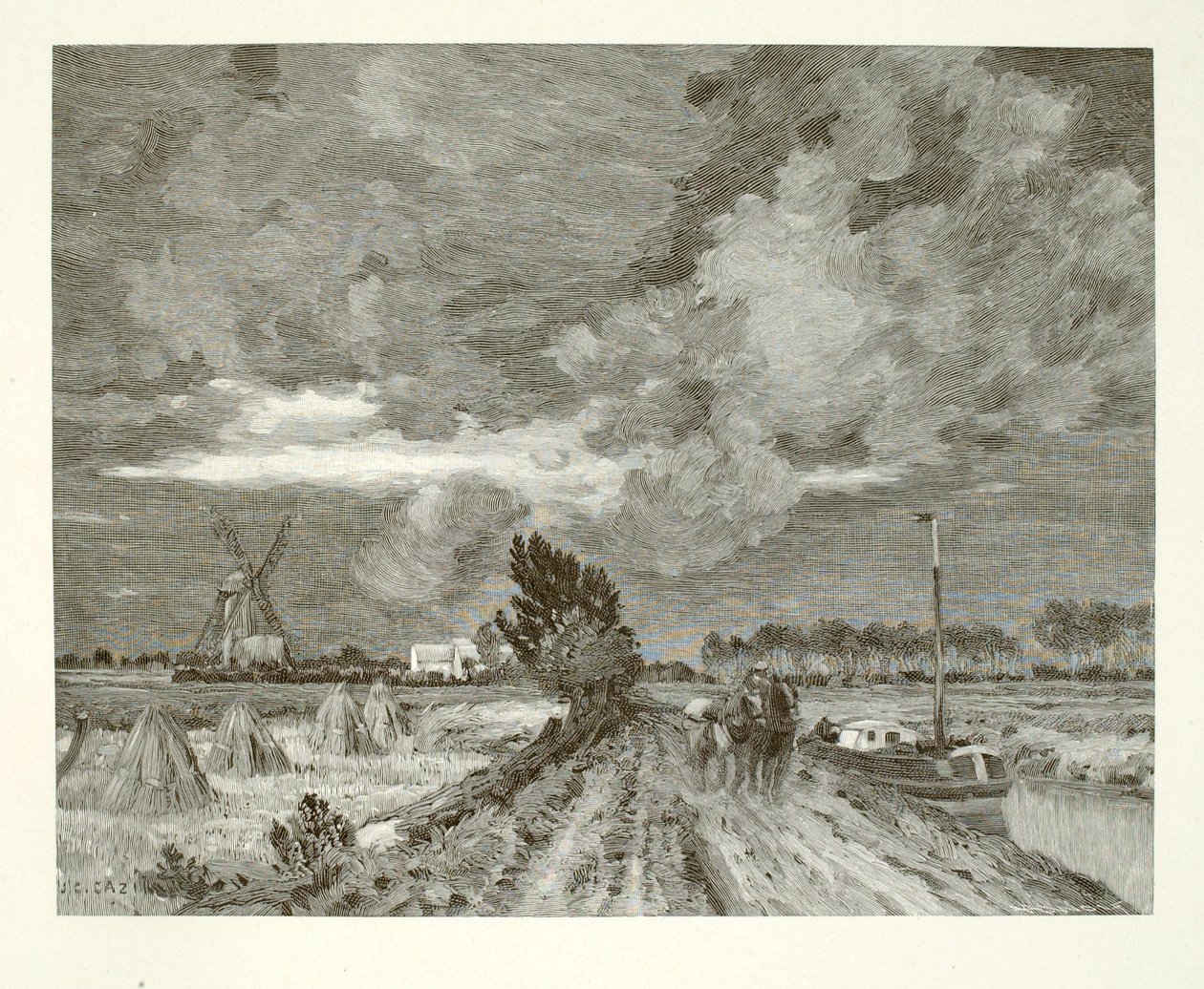 Se acerca la tormenta (Canal St. Omer) de Henry Wolf