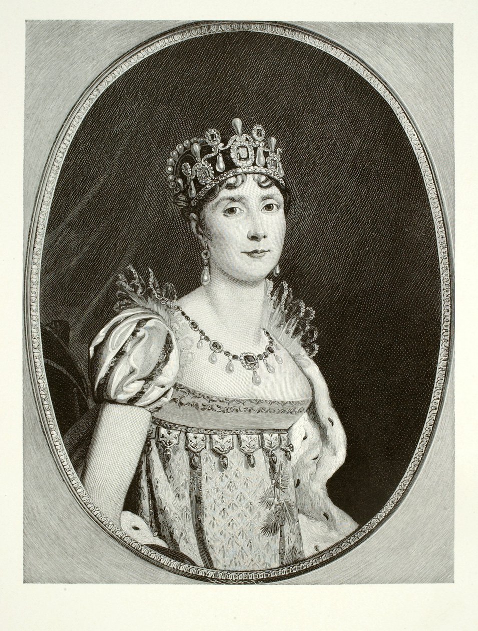 Josefina como emperatriz de Henry Wolf