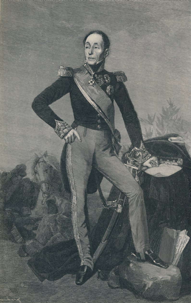 Mariscal Emmanuel, Marqués de Grouchy, c1834, 1896 de Henry Wolf