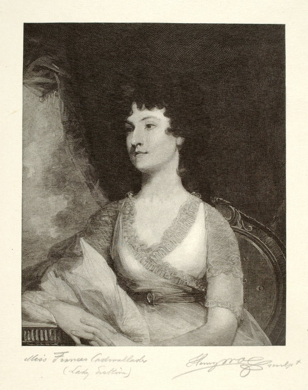 Srta. Frances Cadwalader (Lady Erskine) de Henry Wolf
