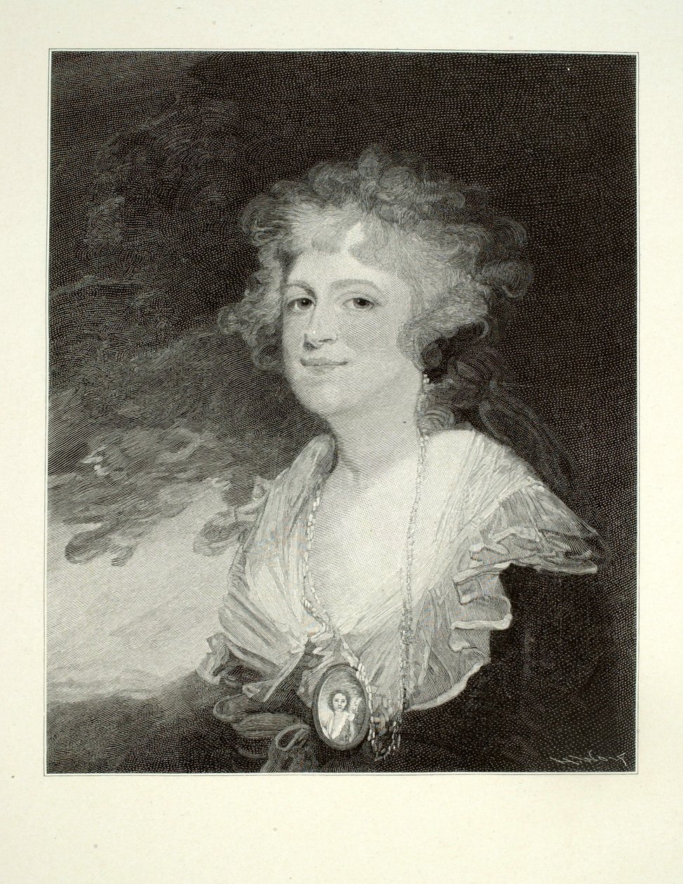 Sra. Thomas Lea (Sarah Shippen) de Henry Wolf