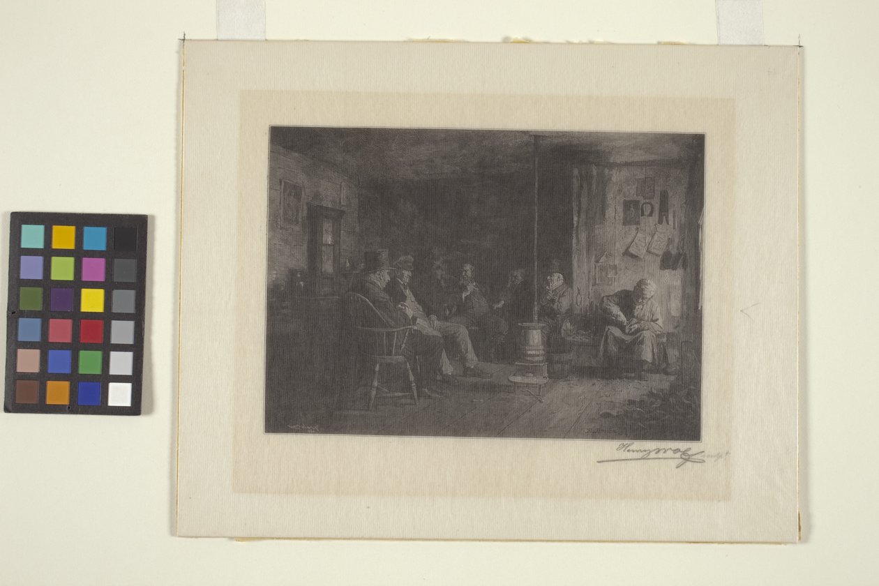 Escuela de Filosofía de Nantucket (tinta) de Henry Wolf