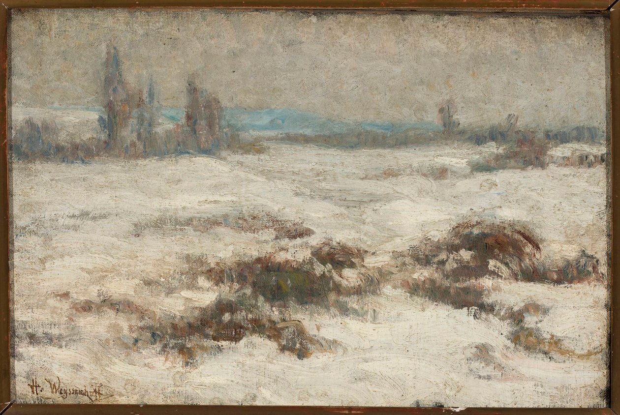 Paisaje invernal de Henryk Weyssenhoff