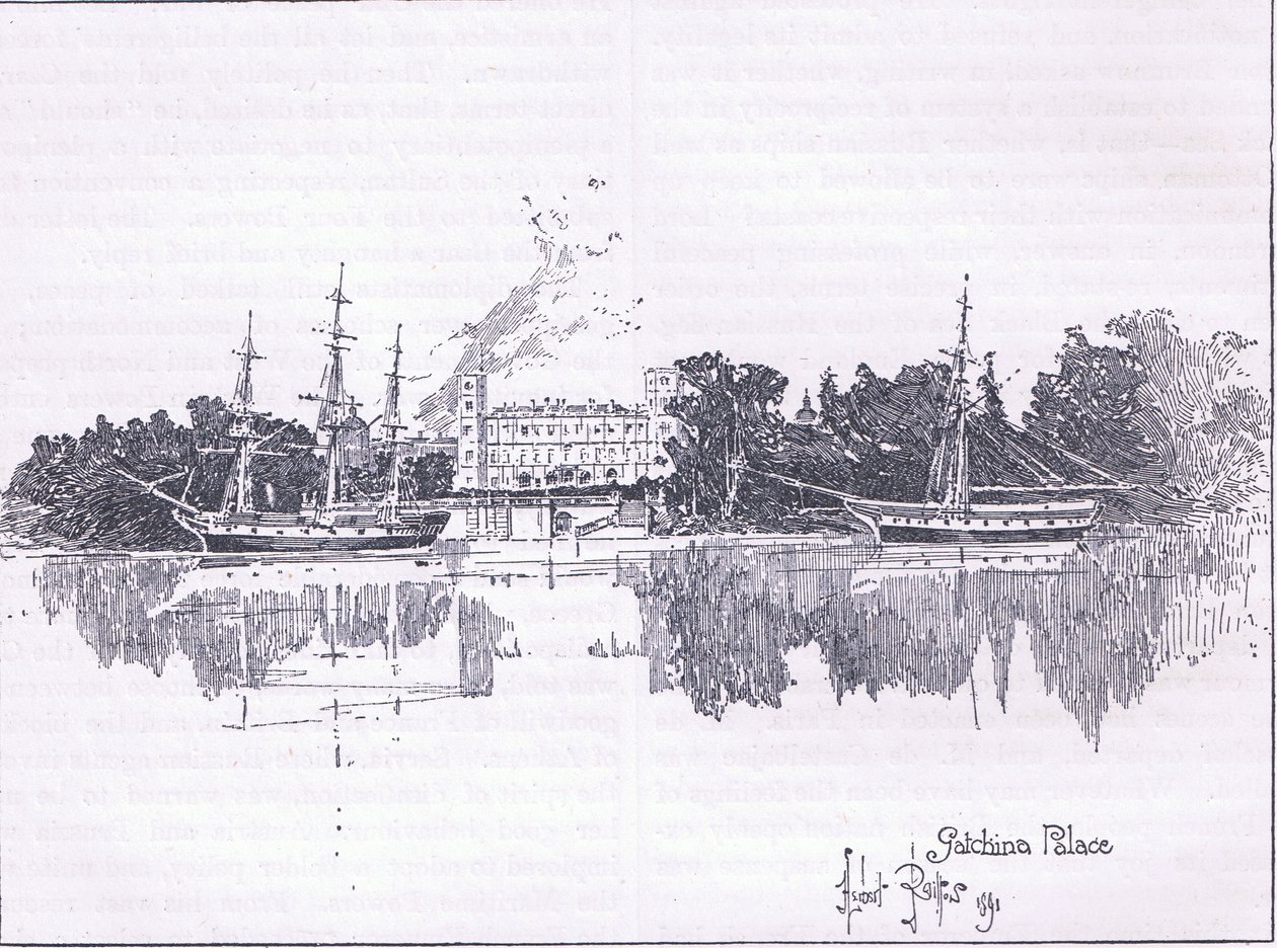Palacio de Gatchina, San Petersburgo de Herbert Railton