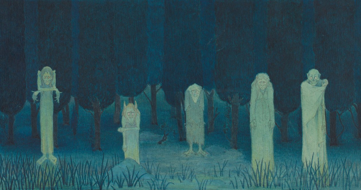 Cinco Ghouls, 1911-24 de Herbert E. Crowley