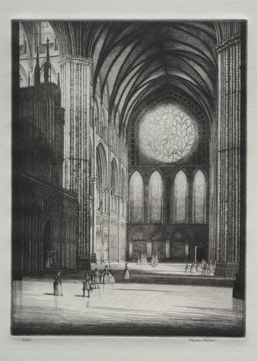 Catedral de Lincoln, Interior de Herbert Gordon Warlow