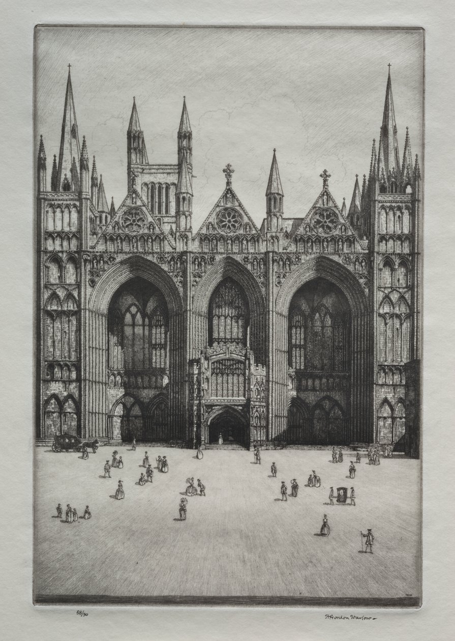 Catedral de Peterborough de Herbert Gordon Warlow