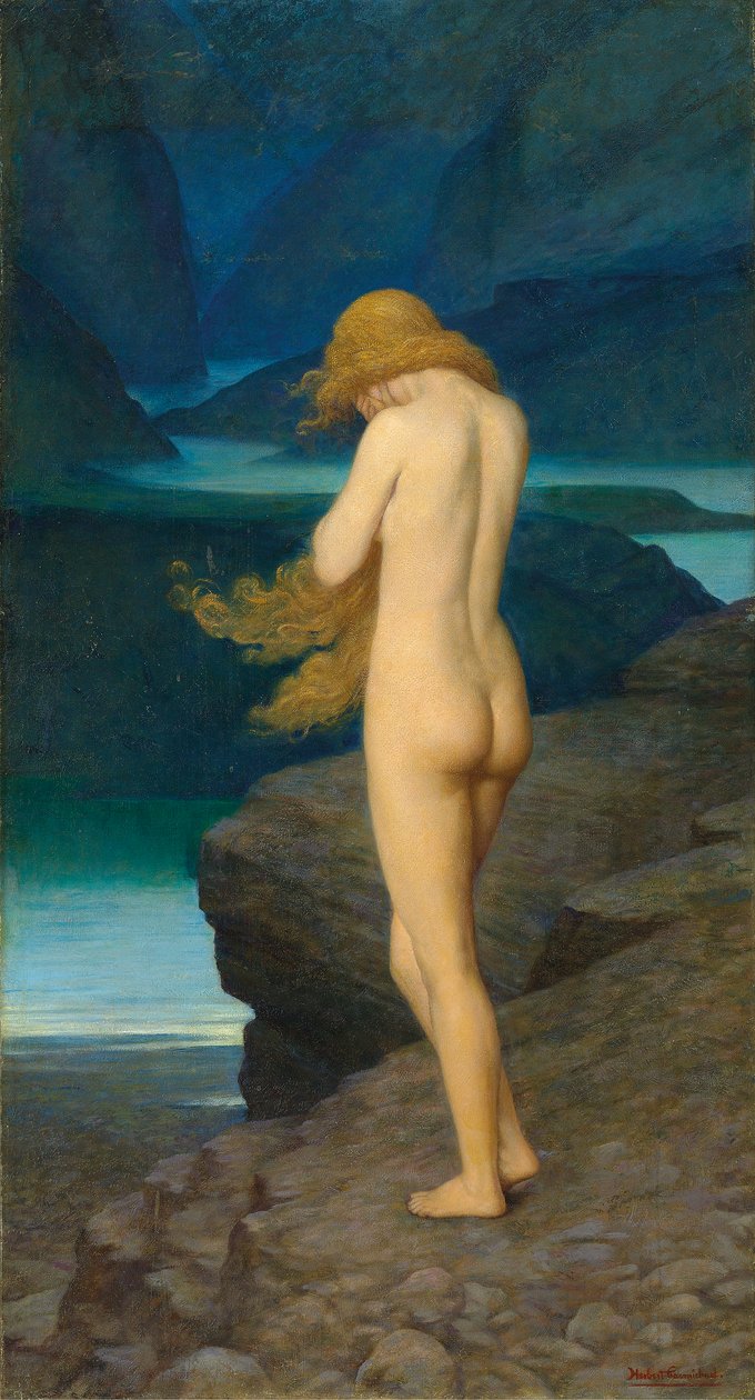 Eva en el exilio de Herbert Gustave Schmalz