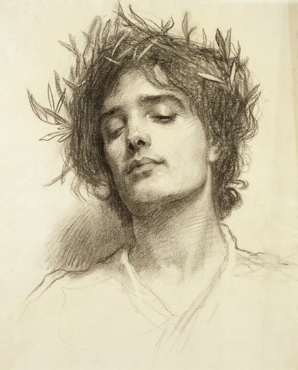 Figura con una corona de laurel de Herbert James Draper