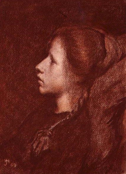 Estudio de una niña de Herbert Johnson Harvey