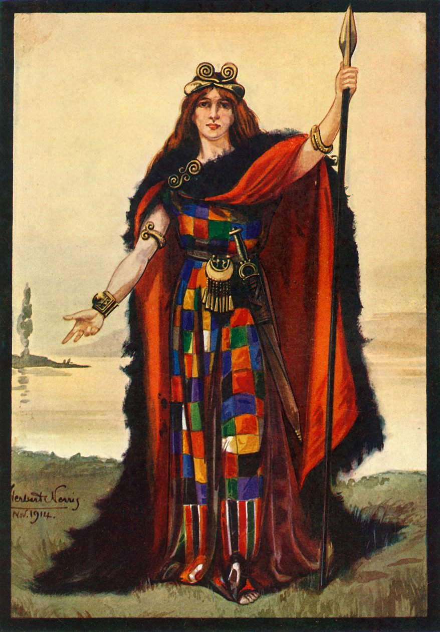 Una Jefa Celta Boadicea, 1924 de Herbert Norris
