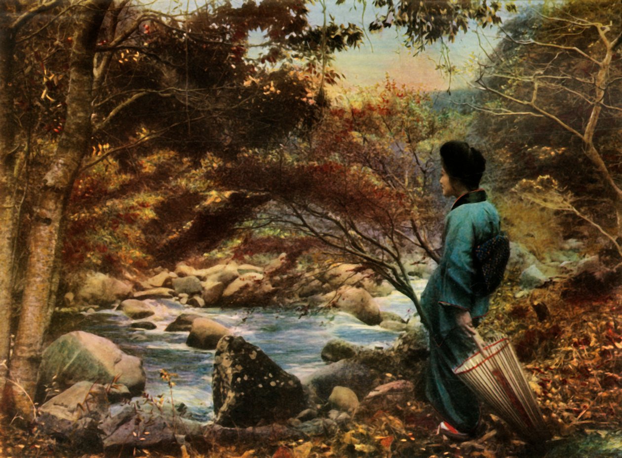 Otoño en Miyanoshita, 1910 de Herbert Ponting