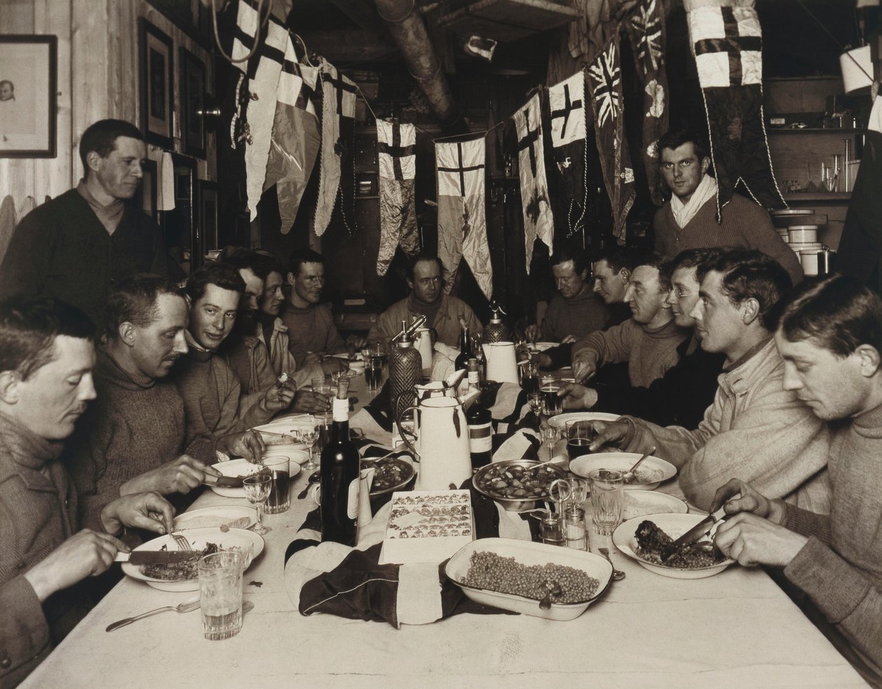 Cena del Día de Invierno, 22 de Junio de Herbert Ponting