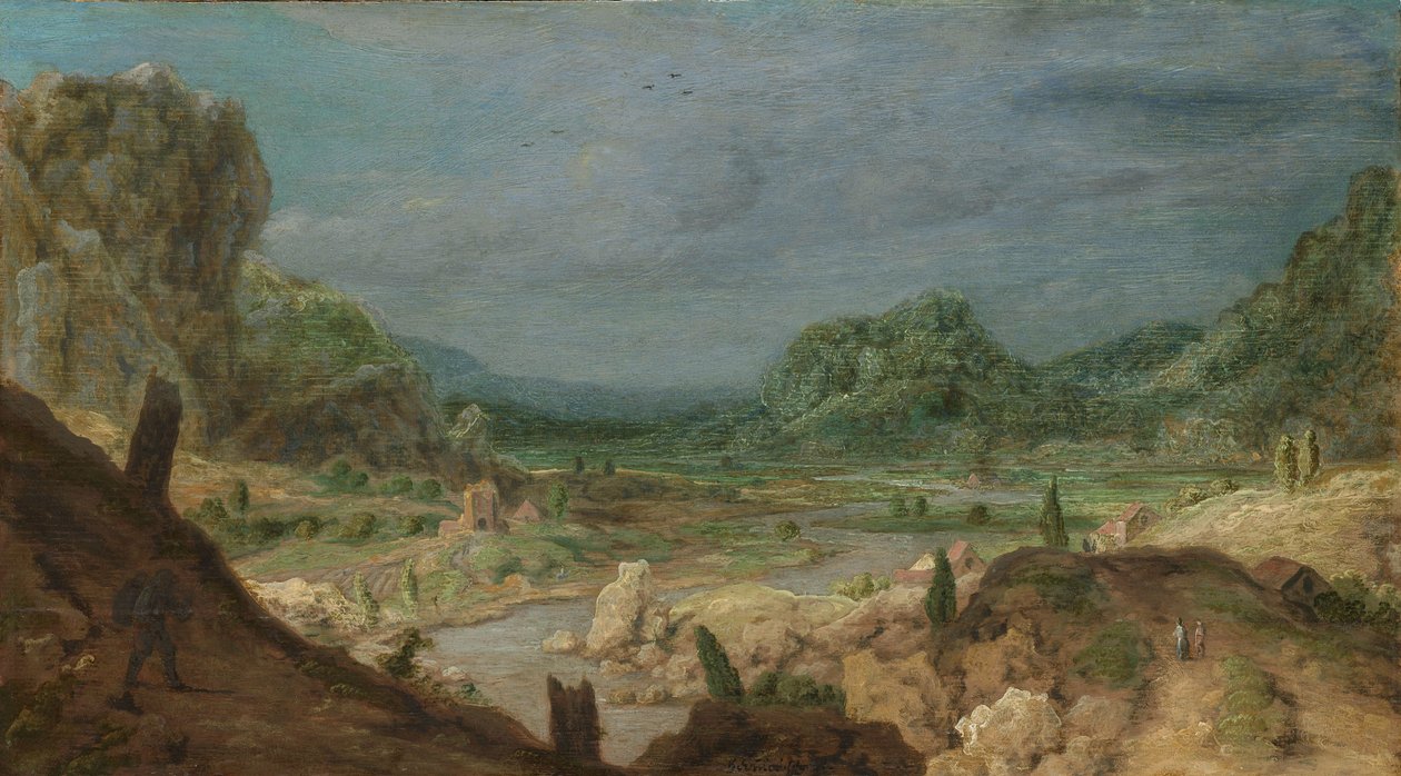 Valle del Río, c.1626-30 de Hercules Segers
