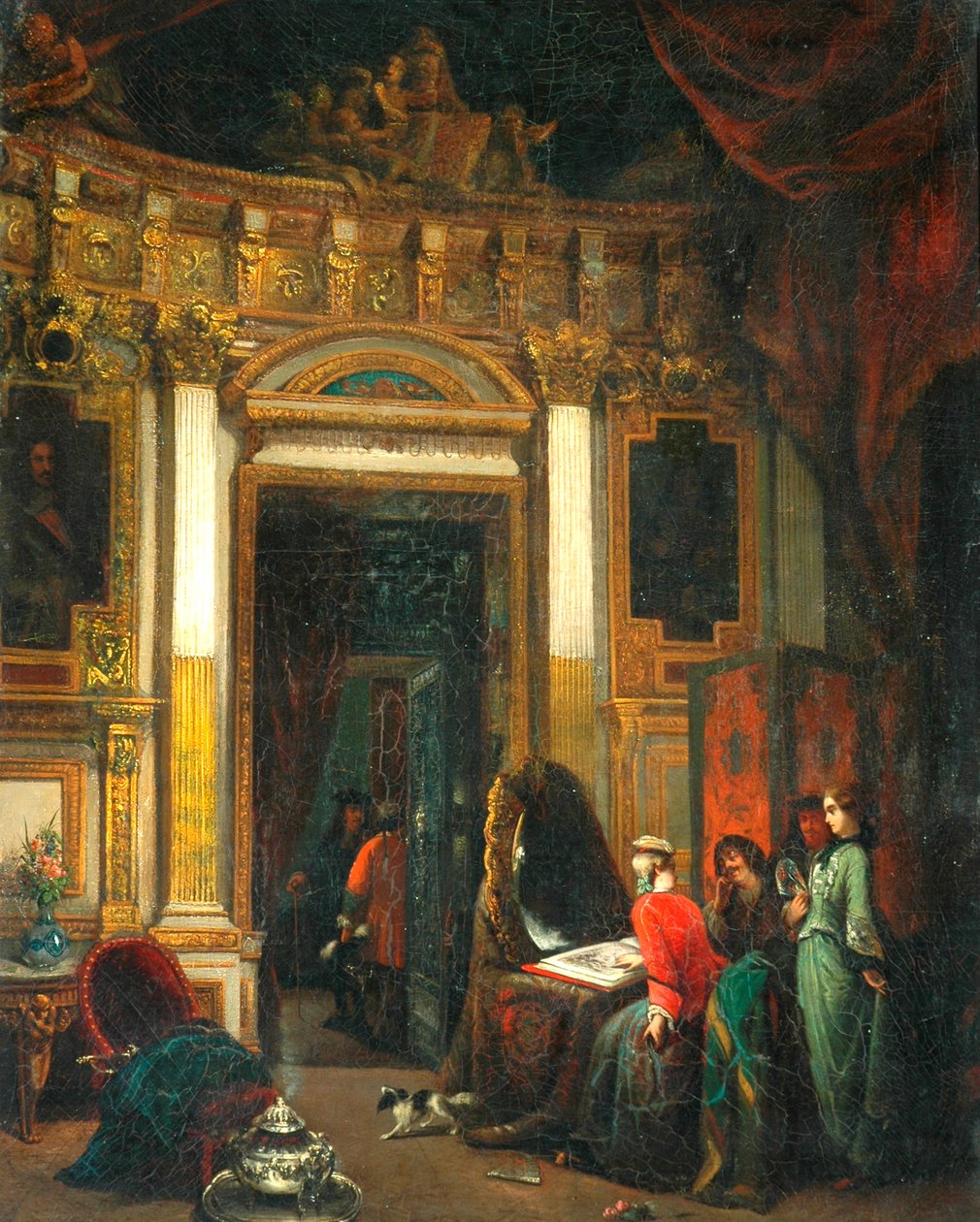 Interior con figuras de Herman Frederik Carel Tenkate
