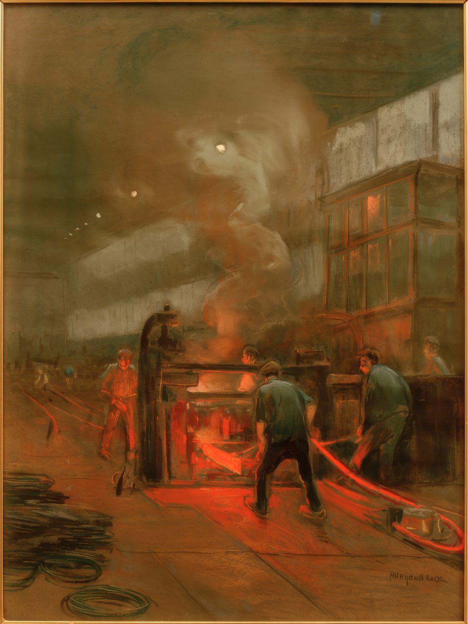 Fábrica de alambre de cobre, Delft de Herman Heijenbrock