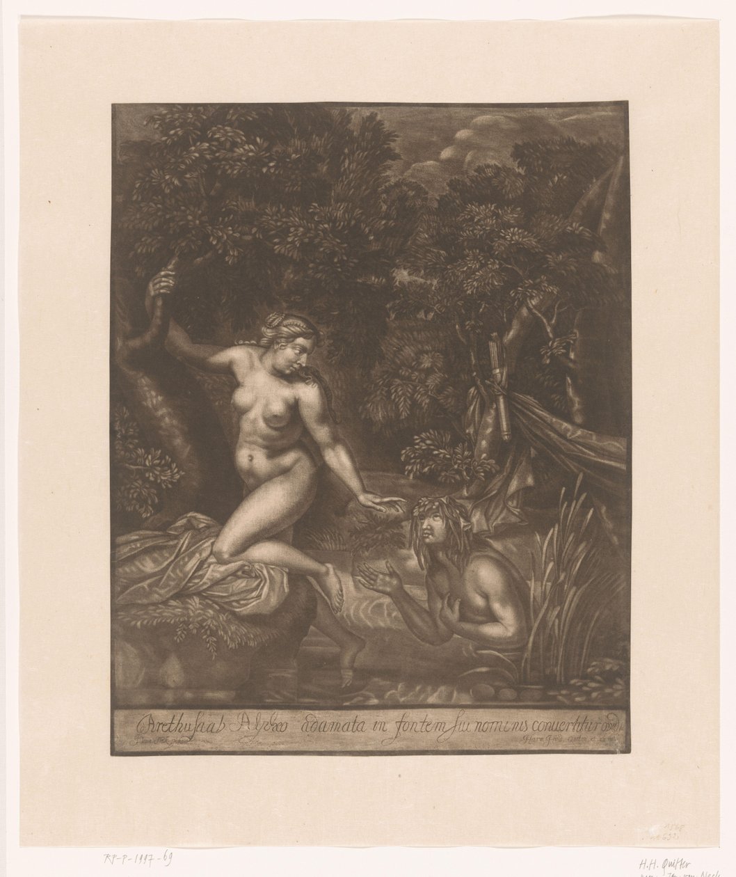 Alfeo y Aretusa de Herman Hendrik de Quiter (I)