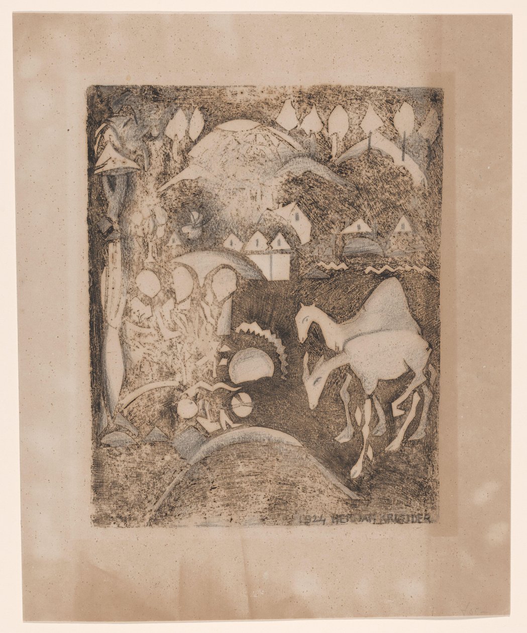 La adoración de los reyes de Herman Kruyder