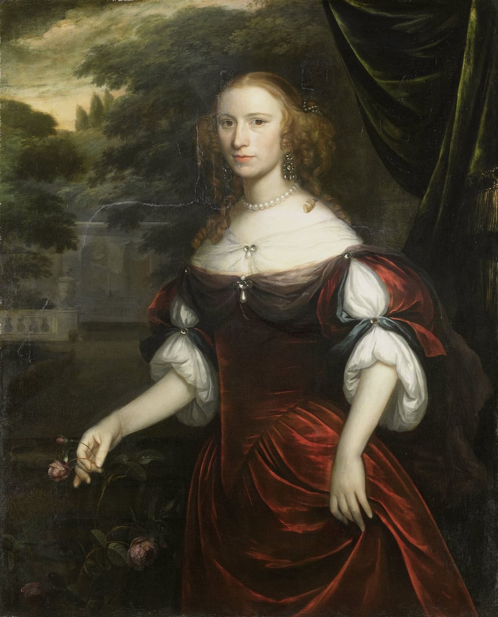Retrato de mujer de Herman Verelst