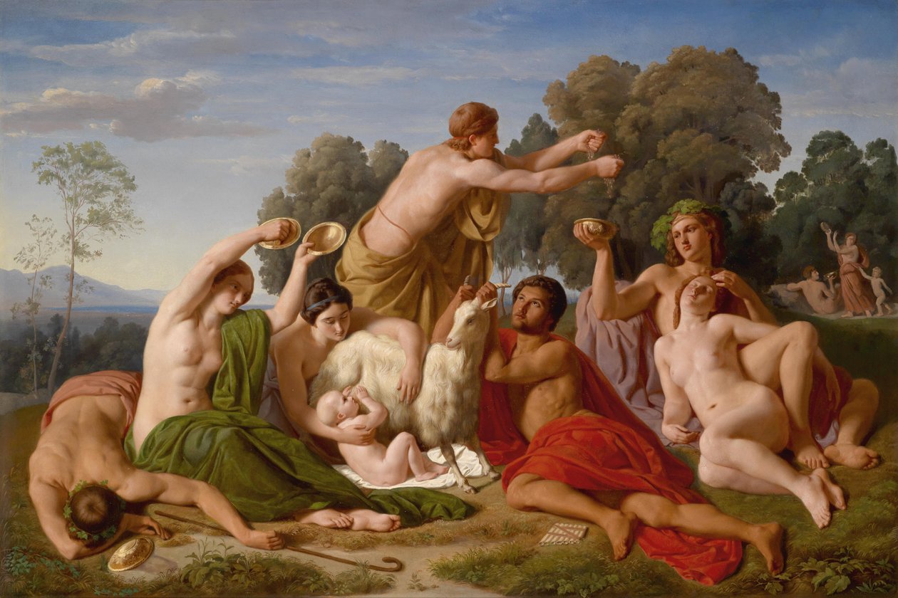 La educación de Júpiter en el monte Ida en Creta de Hermann Steinfurth