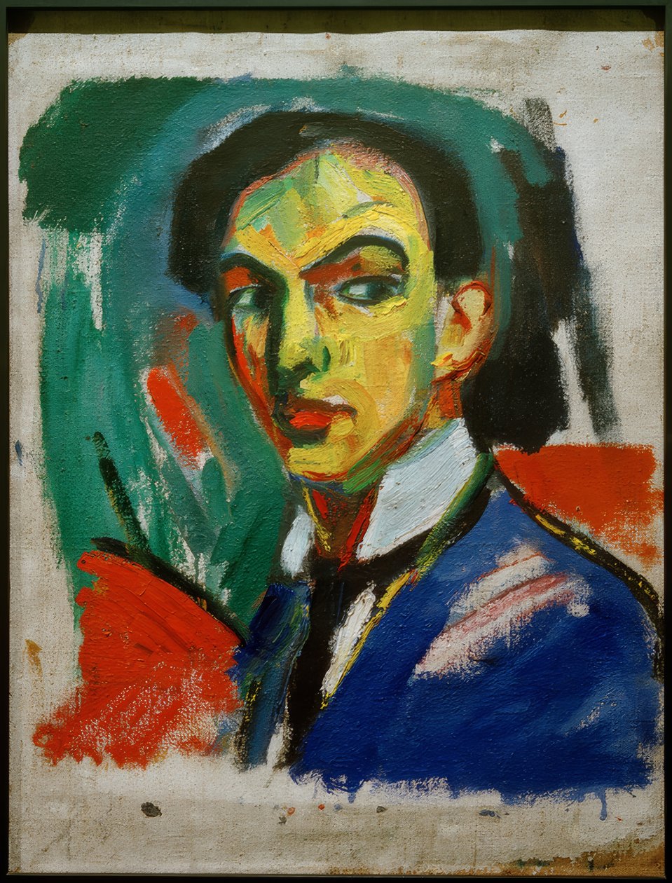 Boceto para un autorretrato de Hermann Stenner