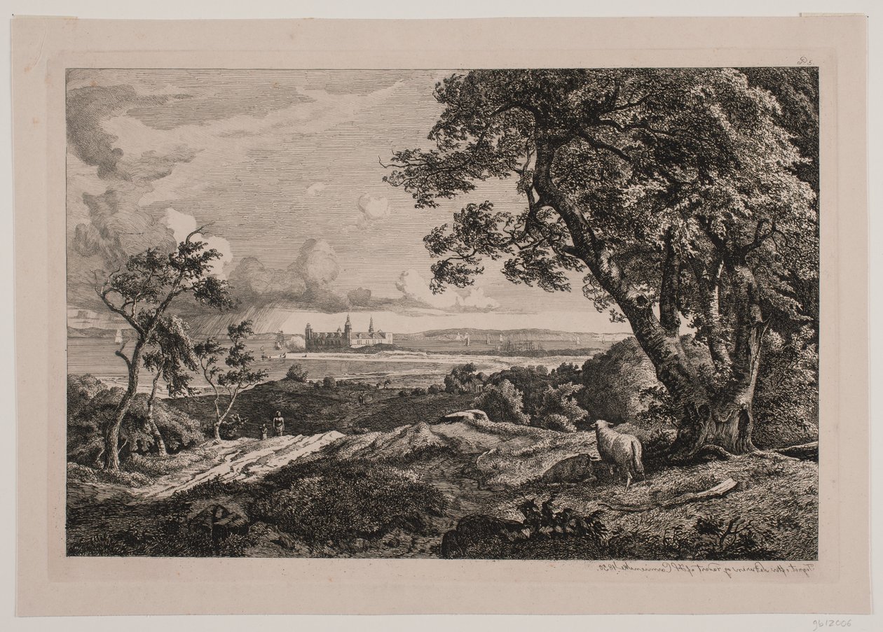 Parte de la playa entre Hellebæk y Helsingør de Hermann Carmiencke