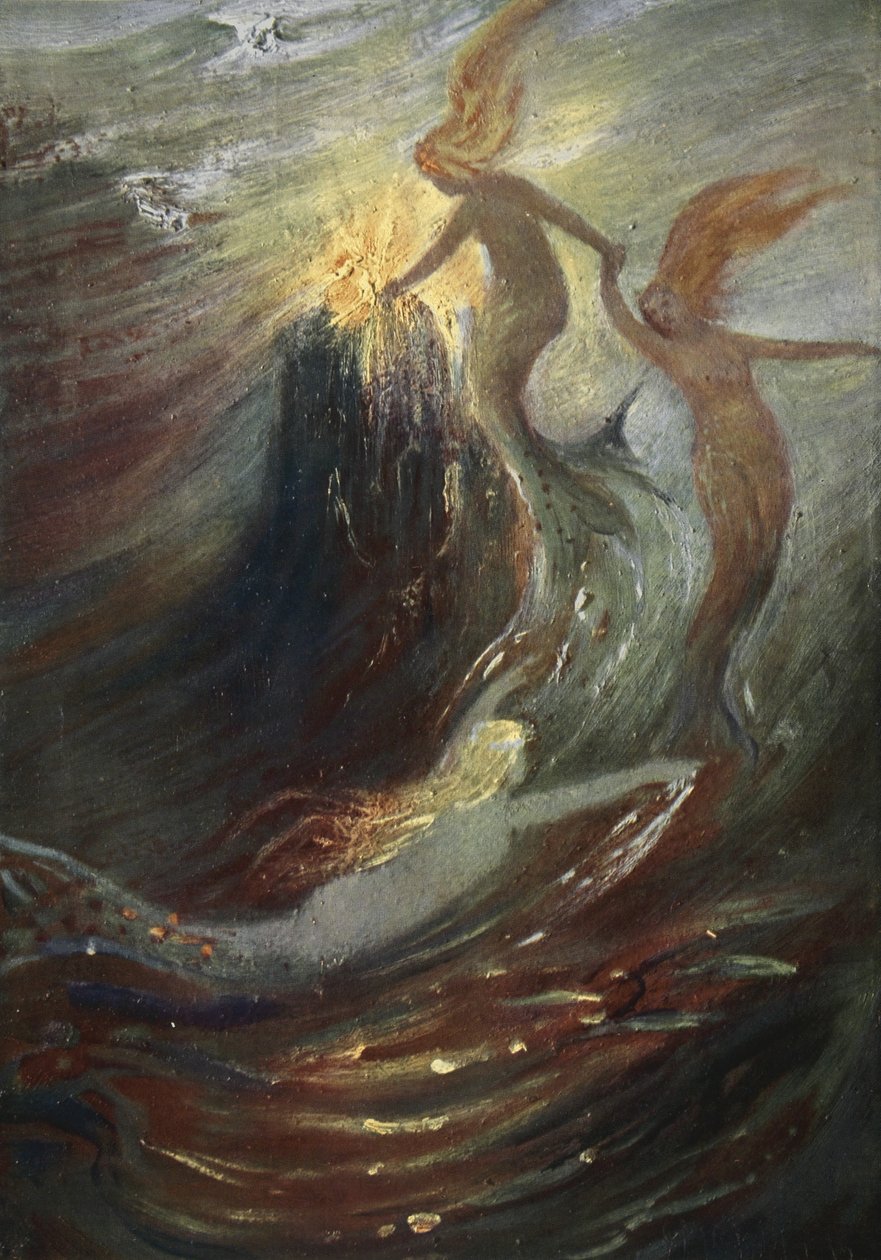 El oro del Rin, 1906 de Hermann Hendrich