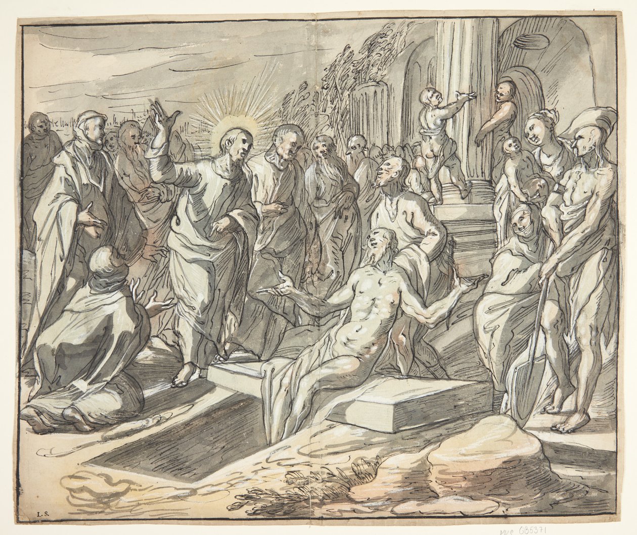 La resurrección de Lázaro de Hermann Weyer