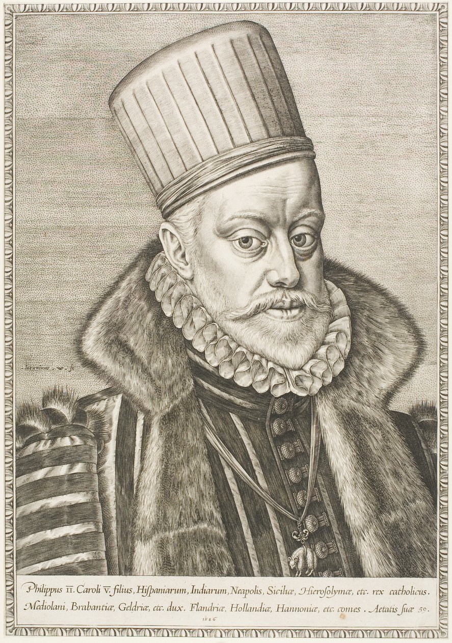 Felipe II, Rey de España de Hieronymous Wierix