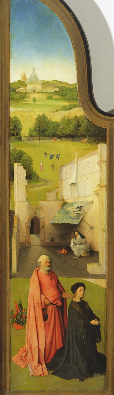 La Adoración de los Magos (detalle) de Hieronymus Bosch