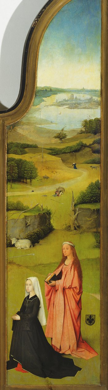 La Adoración de los Magos, (detalle) del panel derecho, 1510 de Hieronymus Bosch
