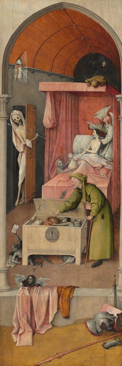 La muerte y el avaro de Hieronymus Bosch
