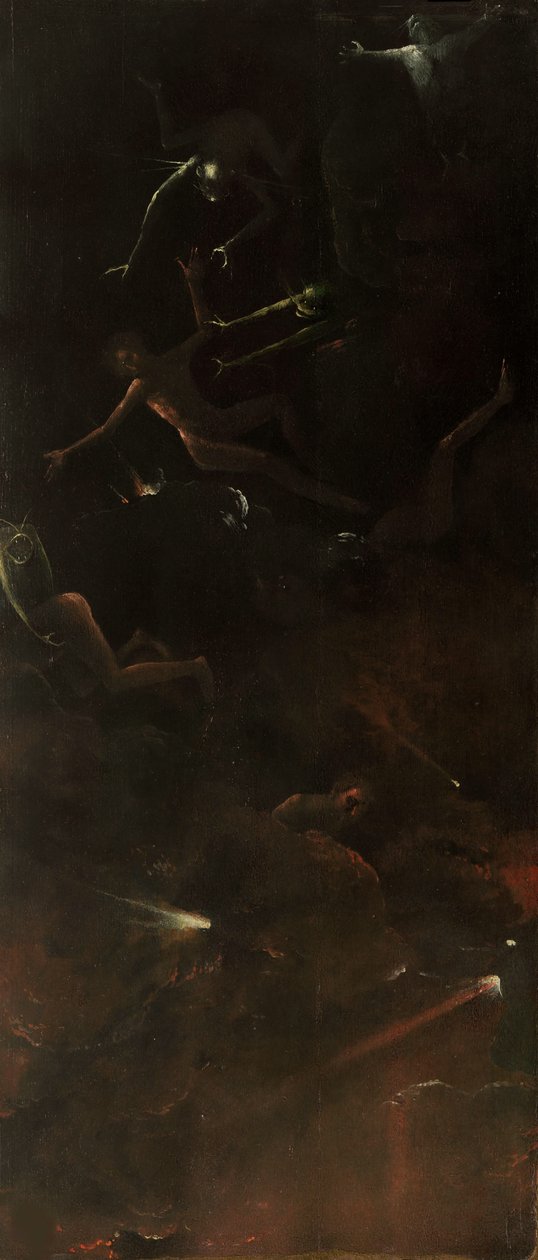 Cuatro visiones del más allá, ca. 1490-1510 de Hieronymus Bosch