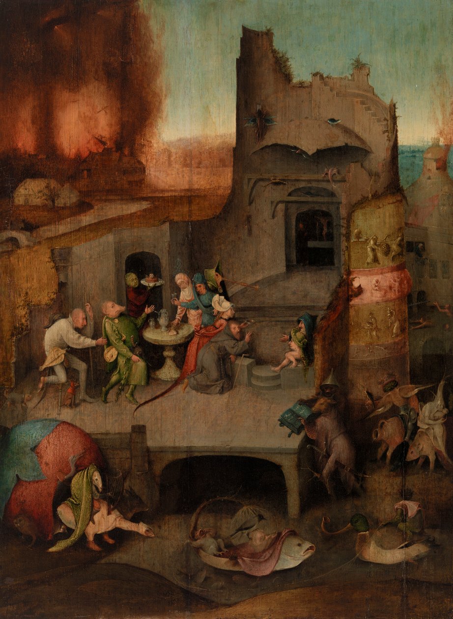 La tentación de San Antonio de Hieronymus Bosch