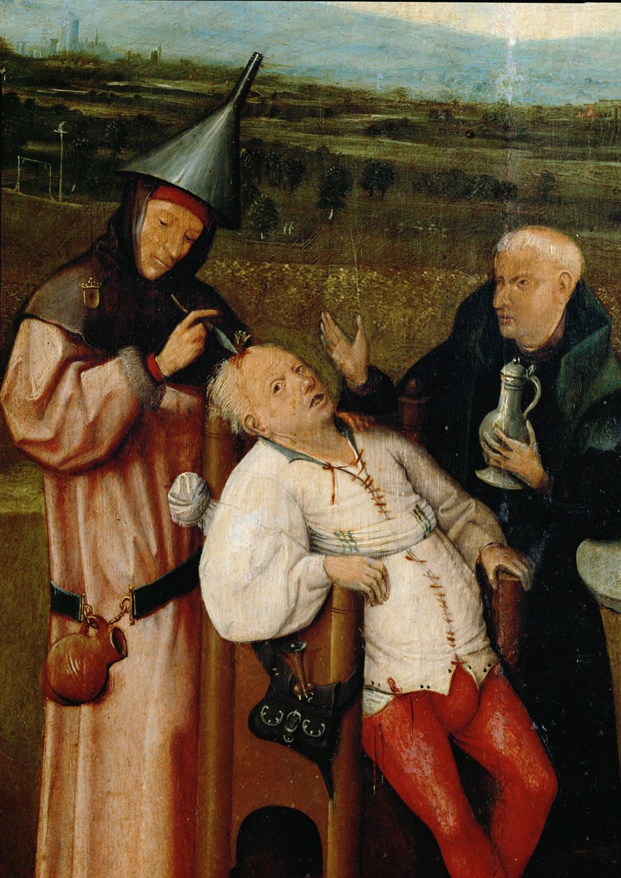 La cura para la locura ... de Hieronymus Bosch