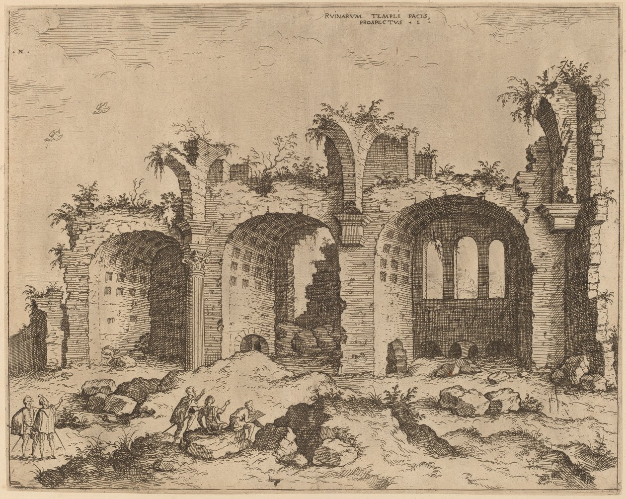 La Basílica de Constantino de Hieronymus Cock