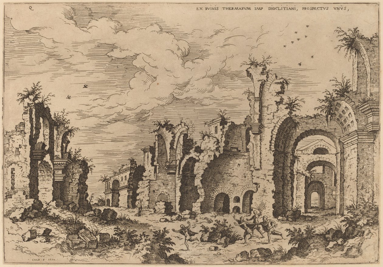 Los Baños de Diocleciano de Hieronymus Cock