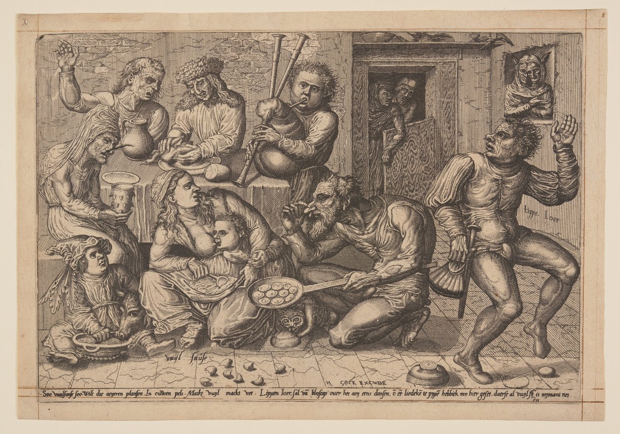 Vuyl Sause (Salsa sucia) de Hieronymus Cock